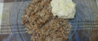 steamed fish cutlets with buckwheat